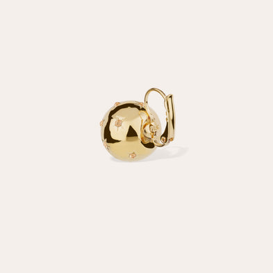 Boucles d'oreilles Comète grand modèle dorées