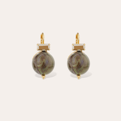 Boucles d'oreilles Décalcia dorées