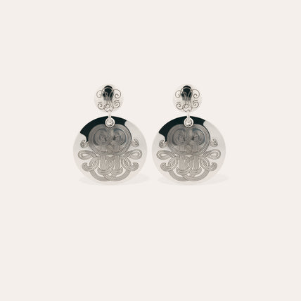 Pendientes Diva « small size » plateados
