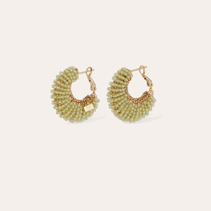 Boucles d'oreilles Izzia petit modèle dorées