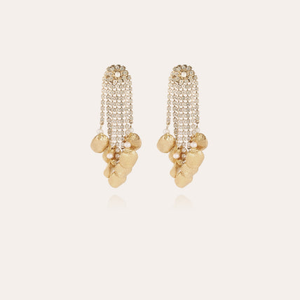 Orecchini Kate con strass dorati