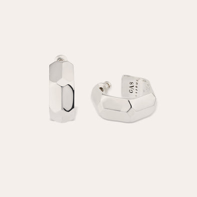 Mila hoop earrings in silver