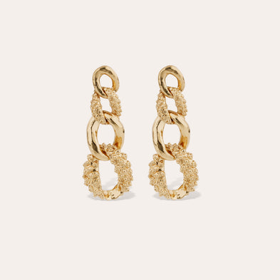 Almara gold earrings
