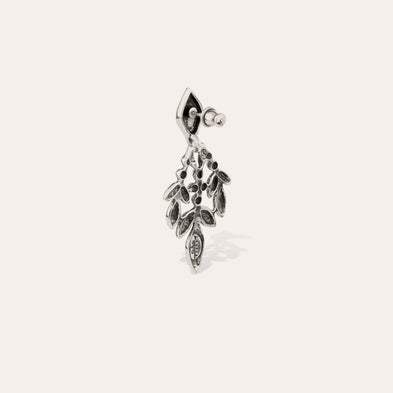 Boucles d'oreilles Olea petit modèle argentées