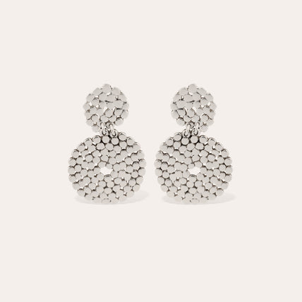 Boucles d'oreilles Onde Lucky mini argentées