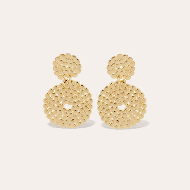Boucles d'oreilles Onde Lucky mini dorées