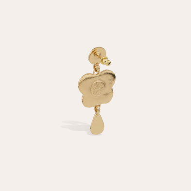 Boucles d'oreilles Paz petit modèle dorées