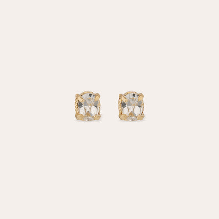 Boucles d'oreilles puces Lucce dorées