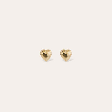 Boucles d'oreilles puce Amore dorées