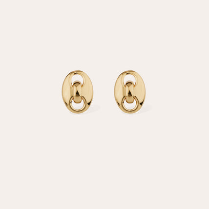 Boucles d'oreilles puces Cophea mini dorées