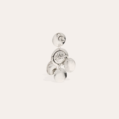 Boucles d'oreilles Sequin Diva argentées