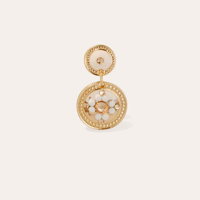 Boucles d'oreilles Sequin dorées