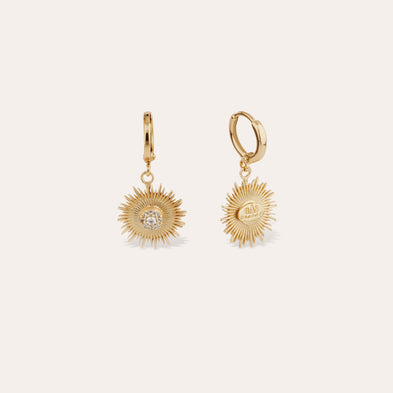 Boucles d'oreilles Tai dorées