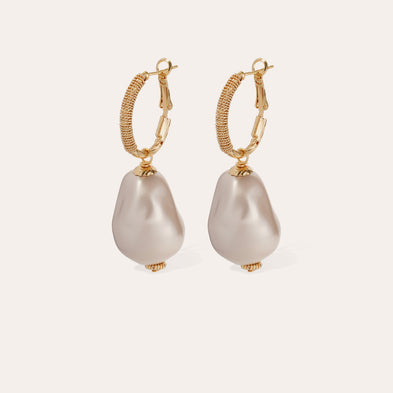 Boucles d'oreilles Miwa grand modèle dorées