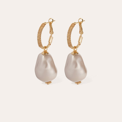 Boucles d'oreilles Miwa grand modèle dorées