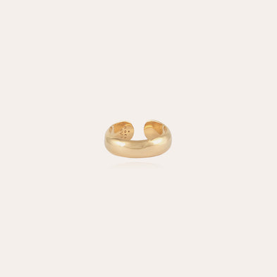Anillo de aro dorado