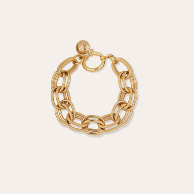 Gold-plated Bell bracelet