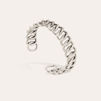 Bracelet Bronx petit modèle argenté