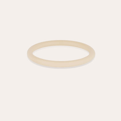 Caftan gold acetate bracelet - Ivory