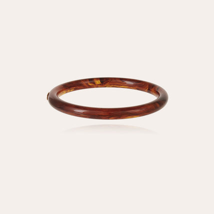 Bracelet Caftan acétate doré - Écaille