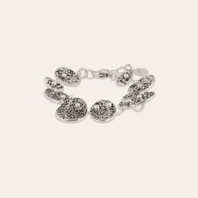 Eclipse fine silver-plated bracelet