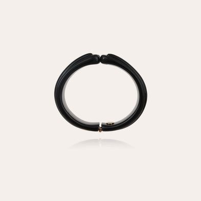 Bracelet Écume doré - Noir