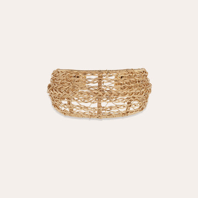 Bracelet manchette Izzia Filea doré