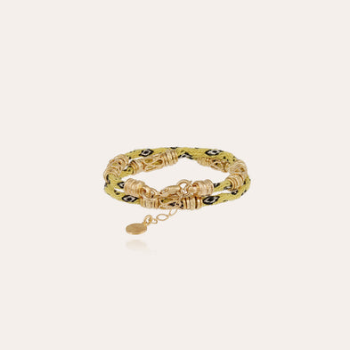Bracelet Lima double doré