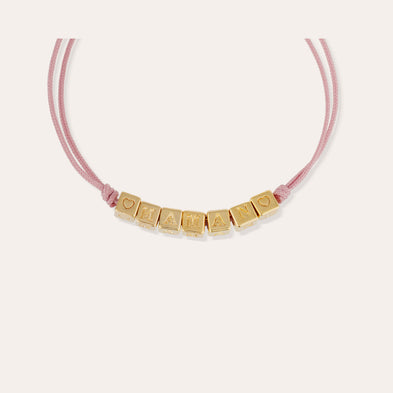 Gold "Mom" Bracelet