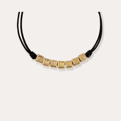 Gold "Mom" Bracelet