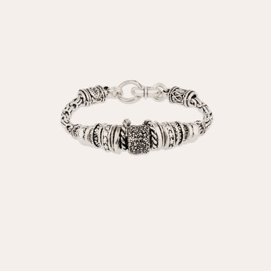 Marquise Chain fine silver-plated bracelet