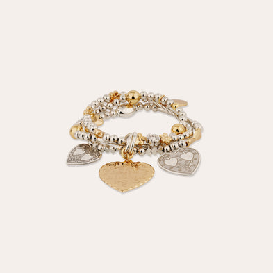 Bracelet Merlin Love bicolore