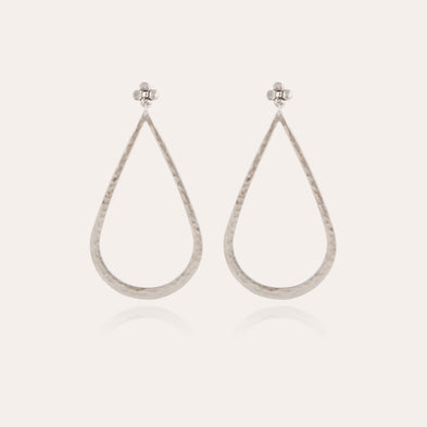 Boucles d'oreilles Bibi argentées