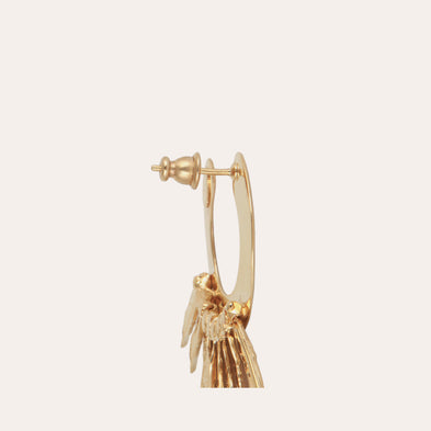 Boucles d'oreilles Caracara dorées