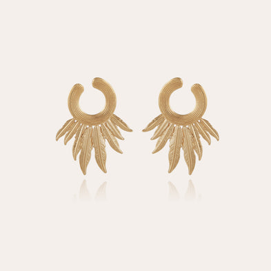 Boucles d'oreilles Caracara dorées