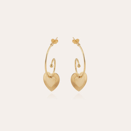 Boucles d'oreilles Céline Love mini dorées