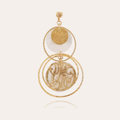 Boucles d'oreilles Idylle dorées