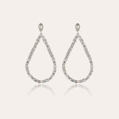 Boucles d'oreilles Bibi Liane argentées