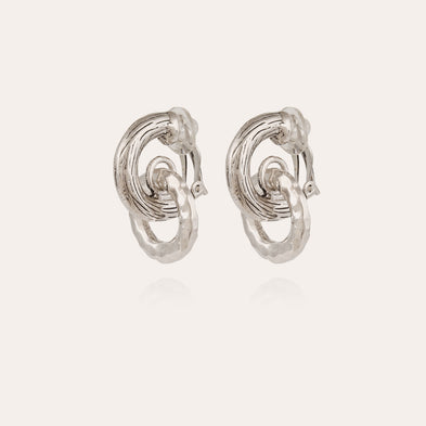 Boucles d'oreilles Lizette argentées