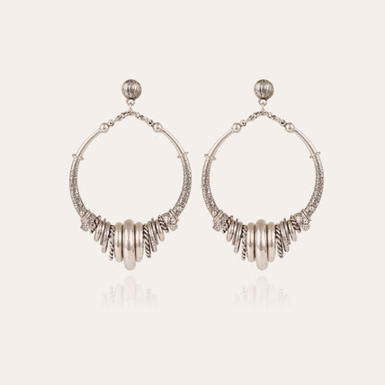 Maranzana silver earrings