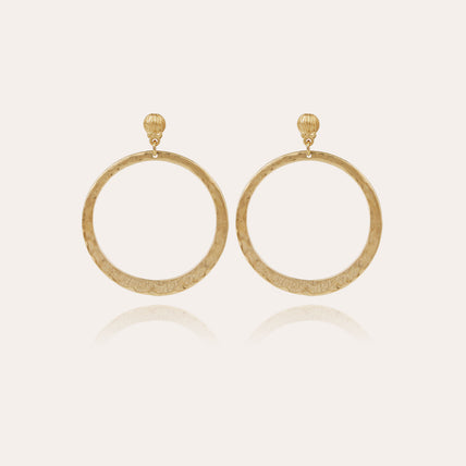 Boucles d'oreilles Mimi petit modèle dorées