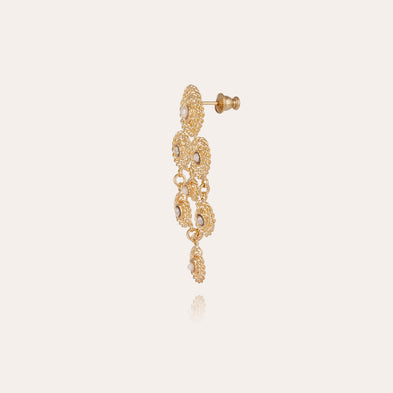 Boucles d'oreilles Mistral petit modèle dorées