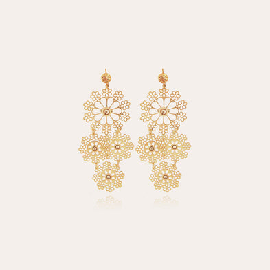 Neige mini gold earrings