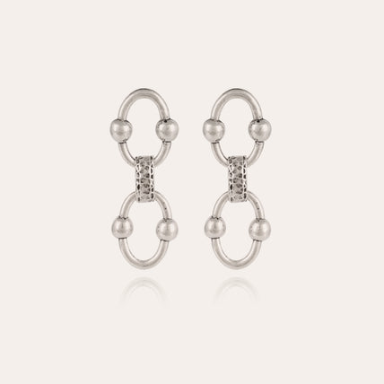 Boucles d'oreilles Rivage argentées