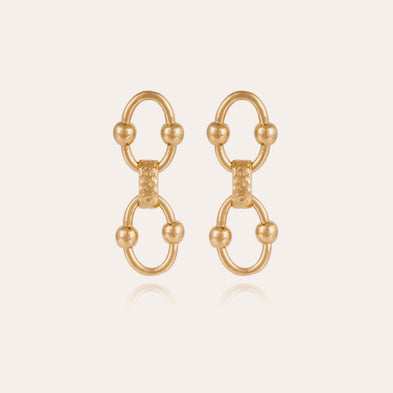 Boucles d'oreilles Rivage dorées