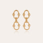 Boucles d'oreilles Rivage dorées
