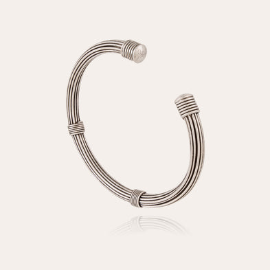 Pulsera Ariane ancha plateada