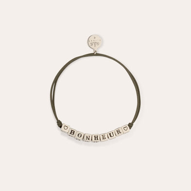 silver-plated "Bonheur" Bracelet