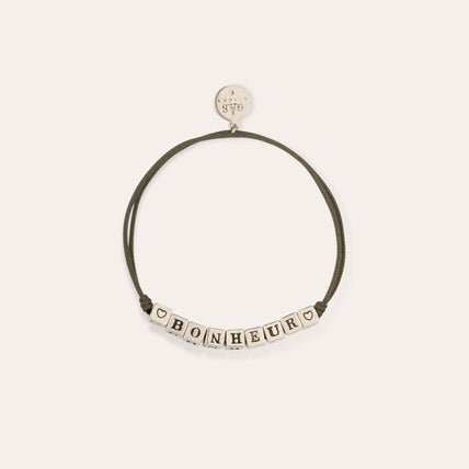 silver-plated "Bonheur" Bracelet