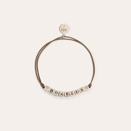 silver-plated "Bonheur" Bracelet